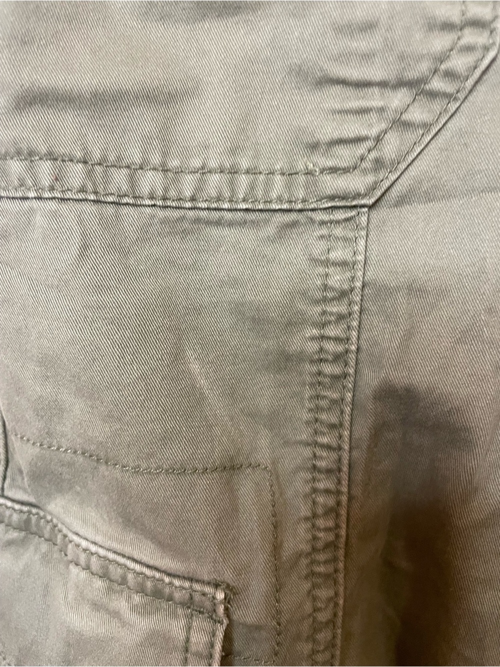 Abercrombie & Fitch Relaxed Cargo Pant Size in Army Green Size 24 - Picture 8 of 10